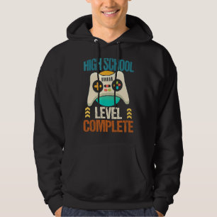 High School Level Complete Gaming Senior Graduate Hoodie