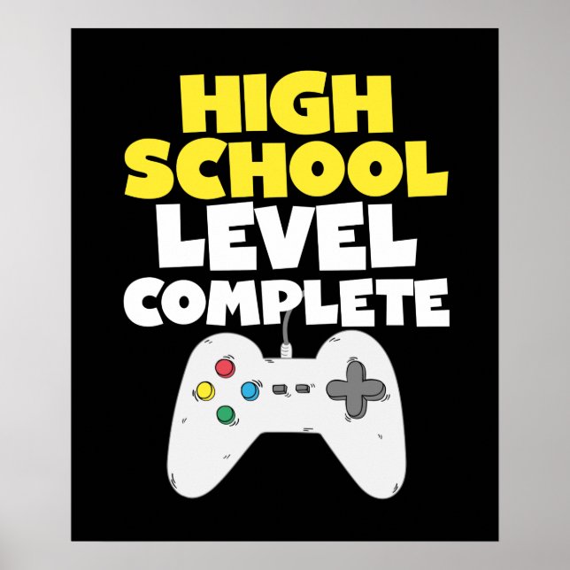 High School Level Complete Graduation Poster (Front)