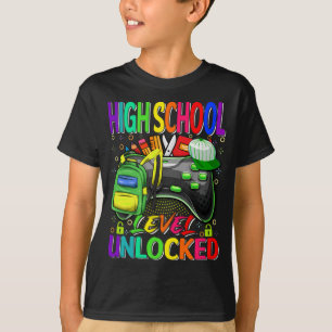 High School Level Unlocked Video Game T-Shirt