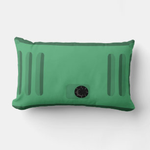 High School Locker Fun Green Happy Design  Lumbar Cushion