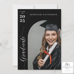 High School Modern Graduation Announcement