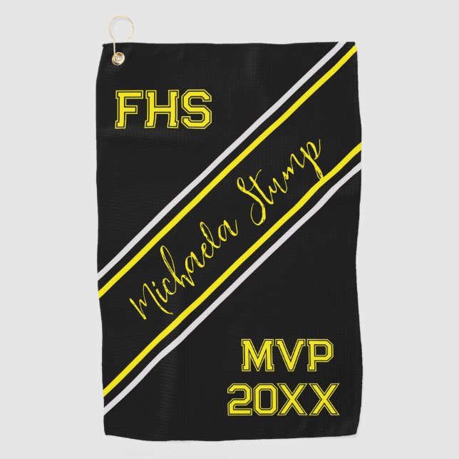 High School MVP Golf Towel (Front)