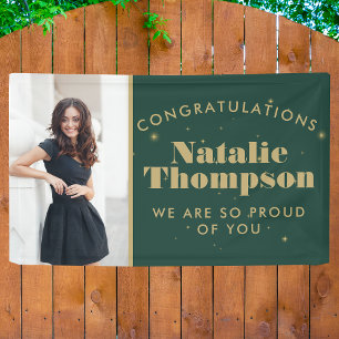 High School Or College Graduation Customised Photo Banner