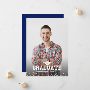 High School Photo Graduation Announcement Card