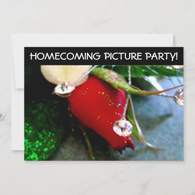 High School Pre Dance Picture Party Invitation (Front)