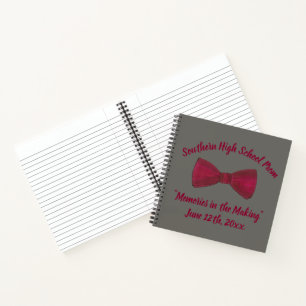 High School Prom Homecoming Dance Formal Bowtie Notebook