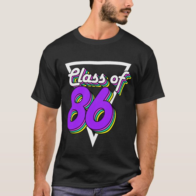 High School Reunion Class of 1986 86 33 Year Gift T-Shirt (Front)