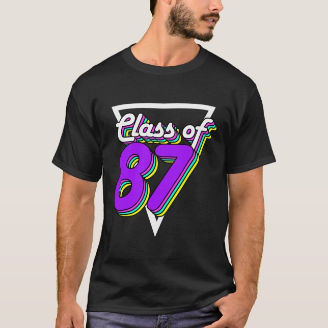 High School Reunion Class of 1987 87 32 Year Gift T-Shirt (Front)