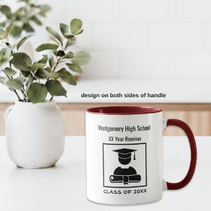 High School Reunion Custom ALL Black  Mug