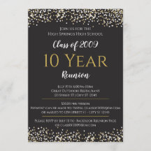 High School Reunion Invitation