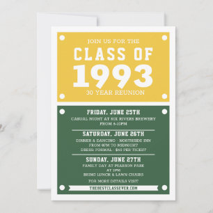 High School Reunion Invitation Reunion