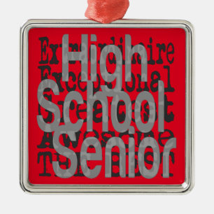 High School Senior Extraordinaire Metal Tree Decoration