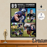 High School Sports Senior 7 Photo Collage Grad
