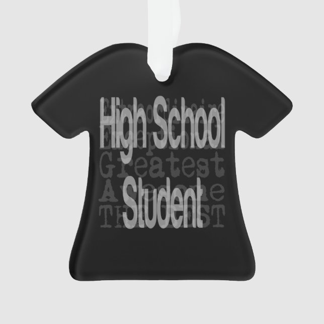 High School Student Extraordinaire Ornament (Front)