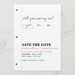 High School Sweethearts Save the Date