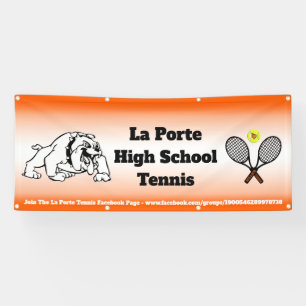 High School Tennis Banner