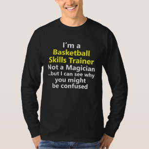High School Youth Kids Basketball Skills Trainer C T-Shirt