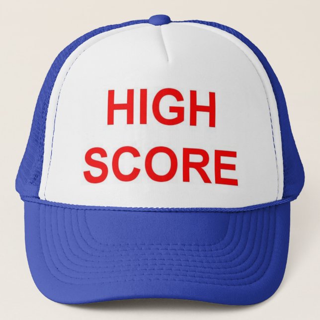 HIGH SCORE 2 TRUCKER HAT (Front)