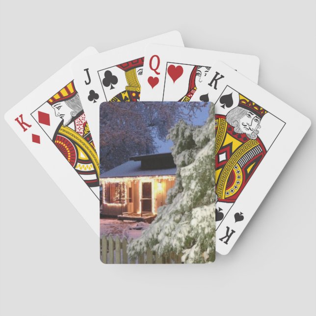 High Sierra Holiday Playing Cards (Back)