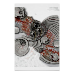 "High Sketch of Pure Feeling", Glossy Poster