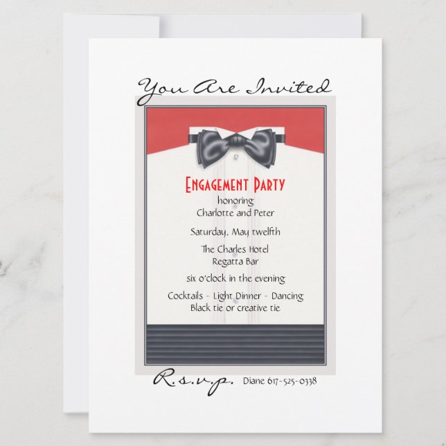 High Society © Invitation (Front)