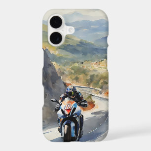High-Speed Adventure in Vibrant Mountain Landscape