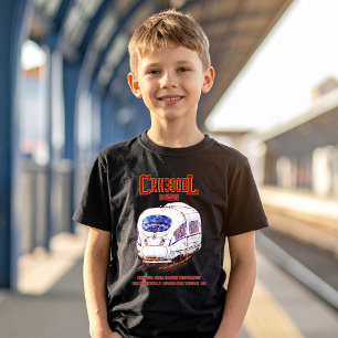 High-Speed CRH380BL China Railway Electric Train T-Shirt