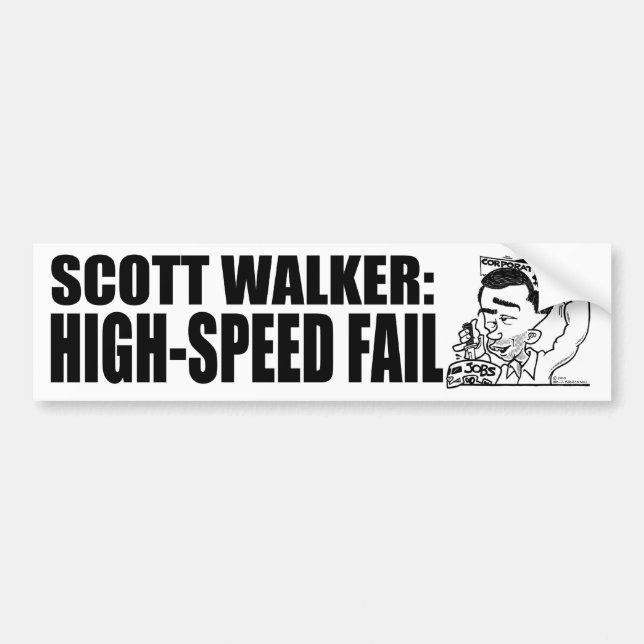 High-Speed Fail Bumper Sticker (Front)