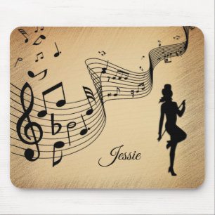 High Step Dancing to the Music Custom Mouse Mat