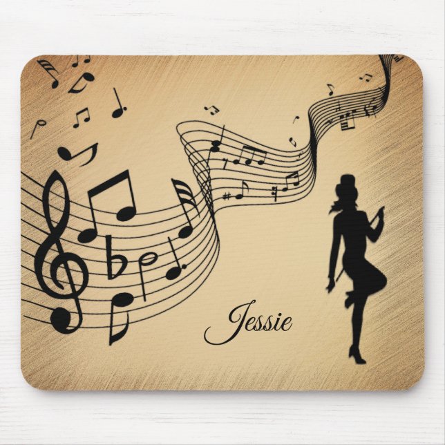 High Step Dancing to the Music Custom Mouse Mat (Front)