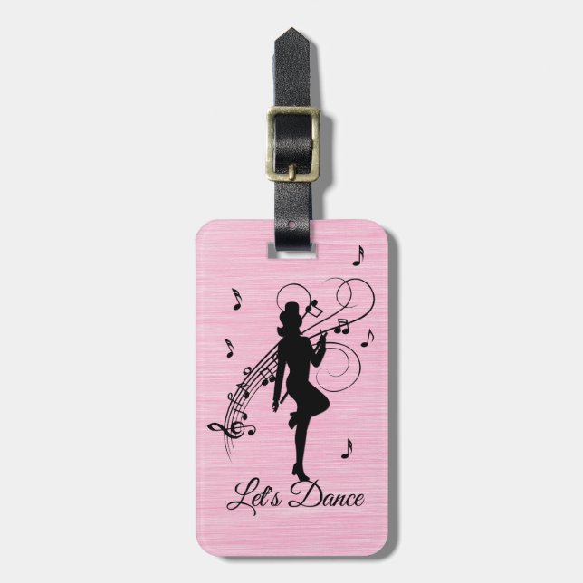 High Step Dancing to the Music Luggage Tag (Front Vertical)