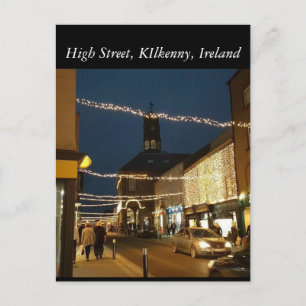 High Street, Kilkenny. Ireland Postcard