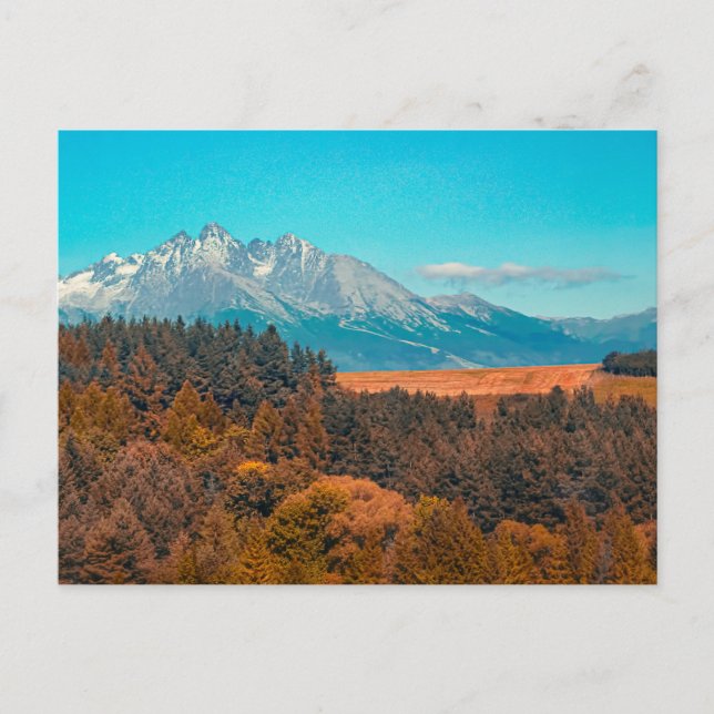 High Tatra mountains Postcard (Front)