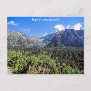 High Tatra Mountains, Slovakia, Postcard