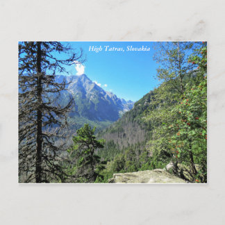 High Tatra Mountains, Slovakia, Postcard