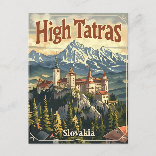 High Tatras Slovakia  Postcard (Front)
