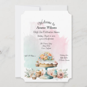 High Tea Bridal Shower Announcement