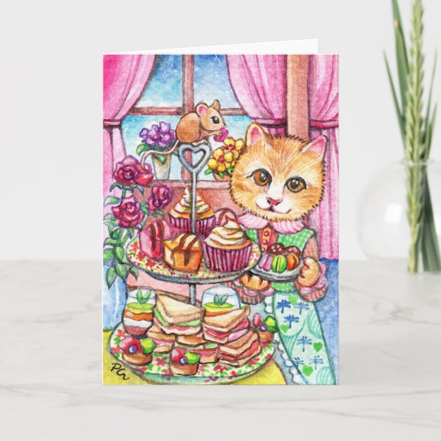 High Tea Party Card (Front)