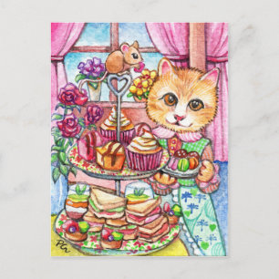 High Tea Party Postcard