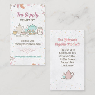 High Tea Set Business Card