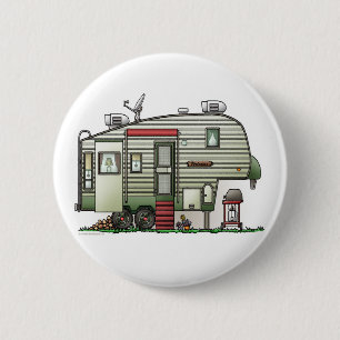 High Tech 5th Wheel Camper Button
