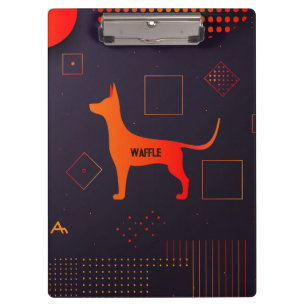 High Tech Customisable Dog Clipboard