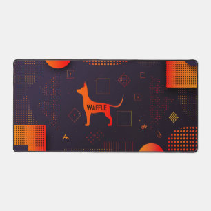 High Tech Customisable Dog Desk Mat