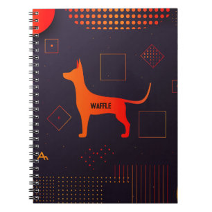High Tech Customisable Dog Notebook