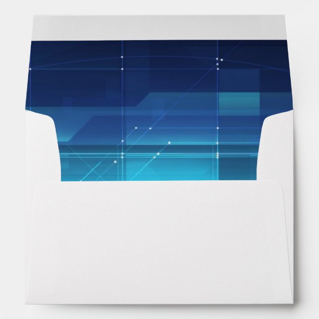 High tech digital background envelopes (Back (Bottom))