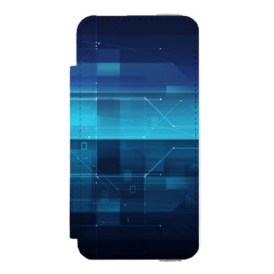 High tech digital background incipio watson™ iPhone 5 wallet case