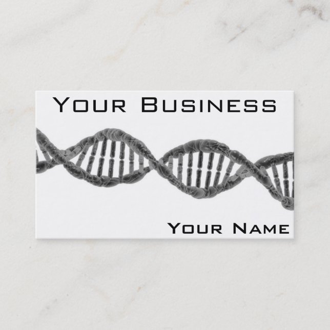 High Tech DNA-Grey Business Card (Front)