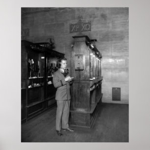 High Tech on Wall Street, 1928 Poster