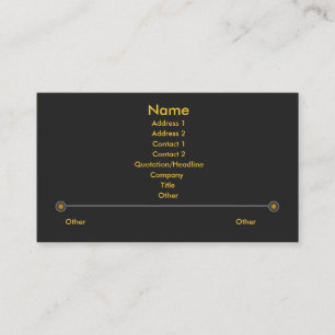 High Tech X Business Card