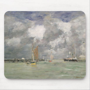 High Tide at Trouville, c.1892-96 (oil on panel) Mouse Mat
